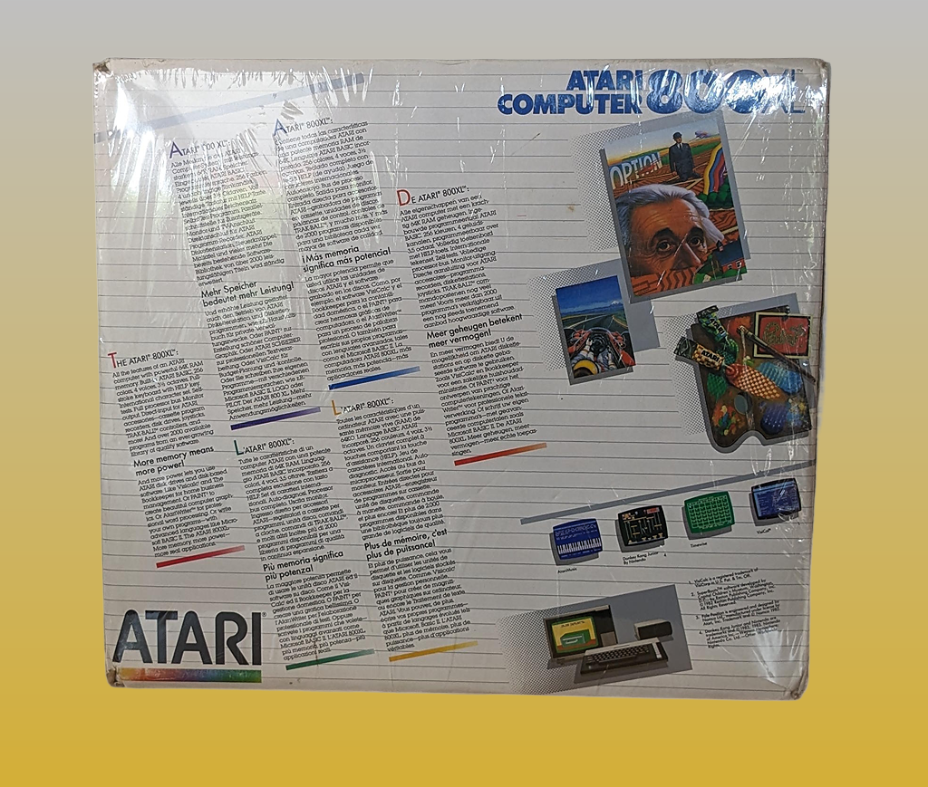Atari 800XL Hinten